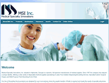 Tablet Screenshot of msimedical.com